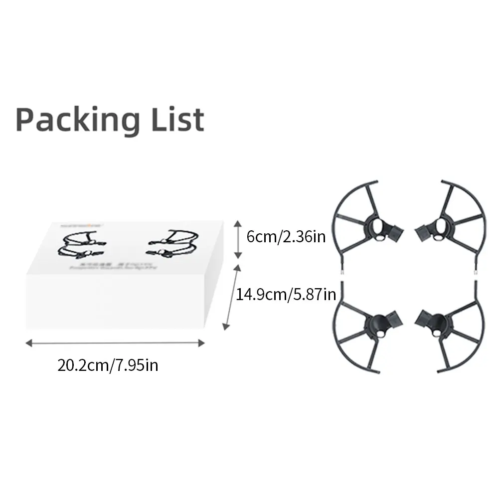 

For DJI Propeller Protector Guard Drone Propeller Protection Flight Safety Quick Assembly Disassembly Mini FPV Drone Accessories