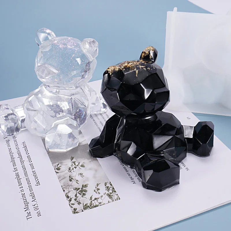 Cute Bear Pendant Epoxy Mold for DIY Jewelry Making Findings Supplies Accessories | Украшения и аксессуары