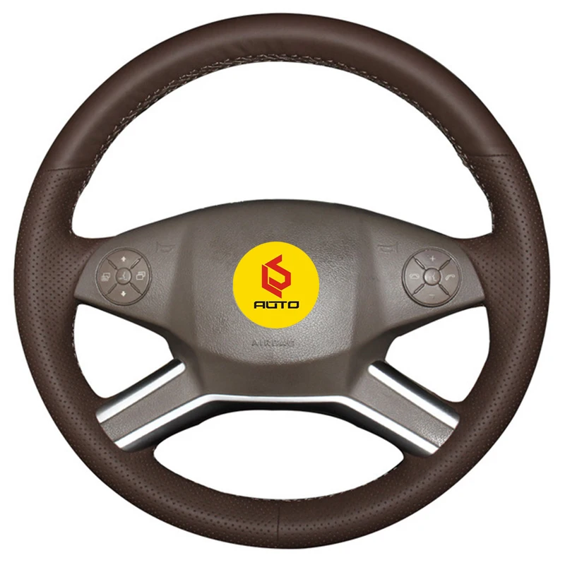 Оплетка на руль для Mercedes Benz M Class 2009 2011 R 2010 2017 GL 2010|Чехлы руль| |