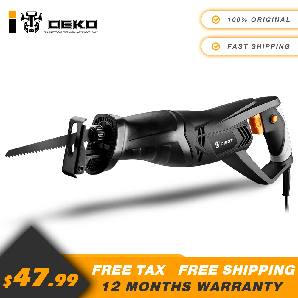ДЕКО НЬЮ ДКРС01 900Вт Электрическая пила реципроки с лезвиями лобзик цепная пила инструменты для работы с деревом инструмент силовой.