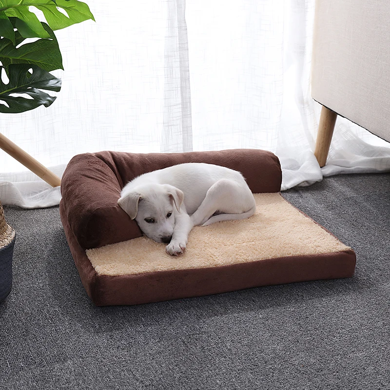 Sofa Bed Bunk Beds for Dogs/Mats Warm Dog Jumpsuit Blanket Gown Bowl Mat Puzzle With Pile Large Dog's House Puppy Bowel Pad Cats