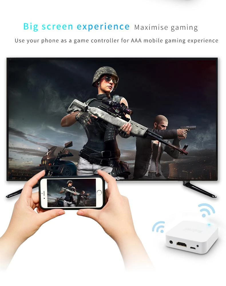 

X7 Car Wireless WIFI Mirror link Box HDMI-compatible Dongle For iOS Android Phone Audio Video Miracast Screen Mirroring to Car