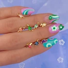 Уникальные цветные серьги-гвоздики с маленьким динозавром, милые мини серьги с бронтозавром, тираннозавром, ювелирные изделия, подарки для женщин и детей