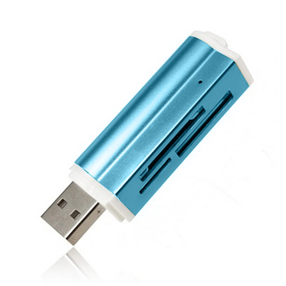 Многофункциональный USB 2 0 Micro SD TF MMC SDHC MS высокоскоростной считыватель карт памяти