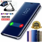 Зеркальный чехол-подставка для Redmi Note 8 7 6 5 Pro 4 4A 4X 6A 5A Prime Xiaomi Mi 9 SE 8 A1 A2 Lite 5X 6X