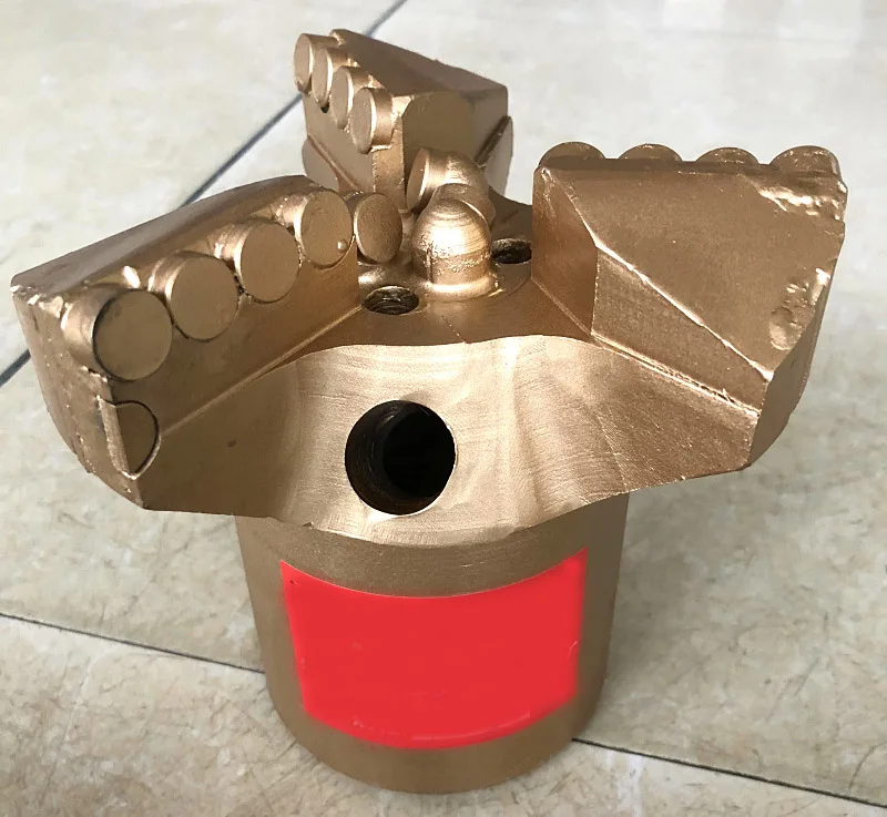 For 50mm drill pipe 1 шт. 3-wing» и «непрофильный тигельные Скребок 3-wing» и «композитный лист сверло разведки буровая установка для бурения скважин на PDC бит сопротивления, для горного бурового долота - Цвет: For 50mm drill pipe