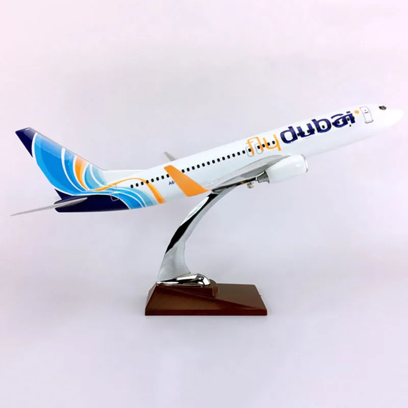 40 см FLY DUBAI 737 B737-800 авиакомпаний 1/111 шкала авиационные модели игрушки самолетов
