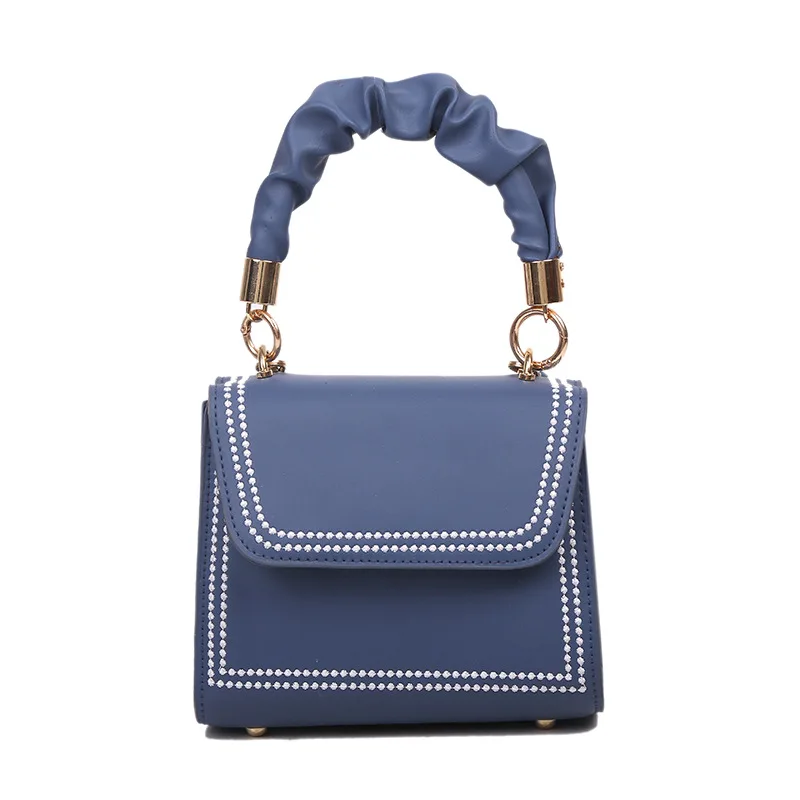 

Women's Bag Pouches 2021 Line New Fashion Shoulder Messenger Bag Cover Flap Summer Portable Small Square Bags For Women