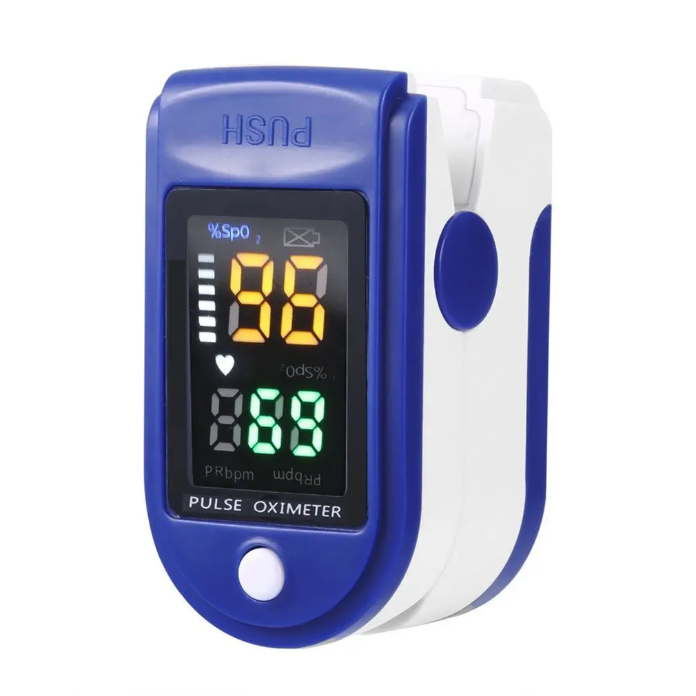 

Medical Finger Pulse Oximeter Four-color OLED Display Portable Blood Oxygen Saturation Sensor Home Fingertip Heart Rate Monitor