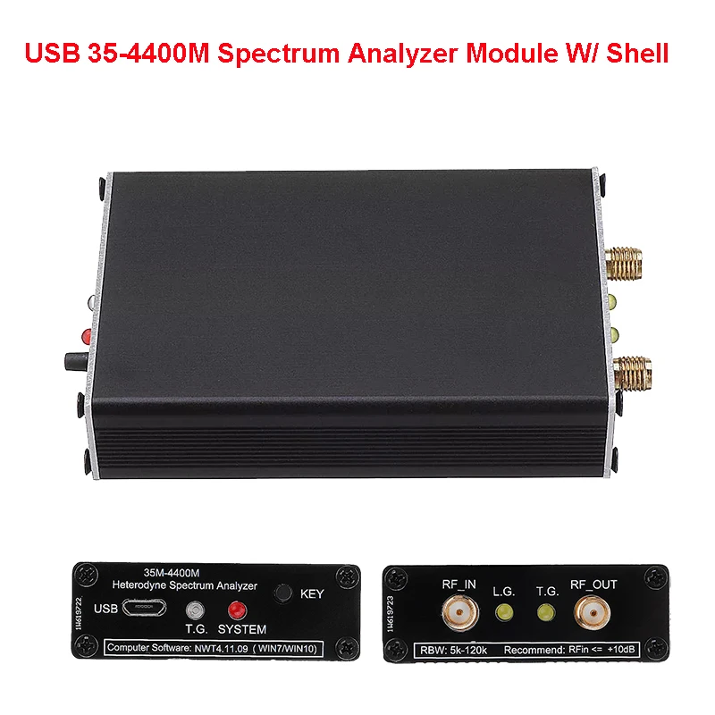 Анализатор спектра USB LTDZ 35-4400 м модуль источника отслеживания сигнала инструмент