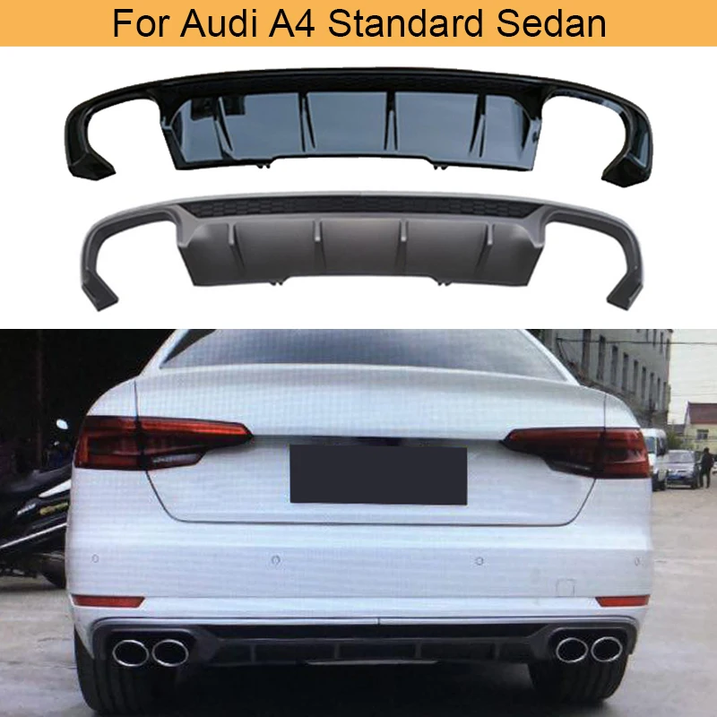 Автомобильный задний бампер диффузор спойлер для Audi A4 седан Стандартный 4 двери