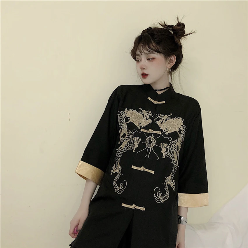 Новинка 2020 модная одежда Dragon Haori японский пиджак винтажная азиатская уличная топ