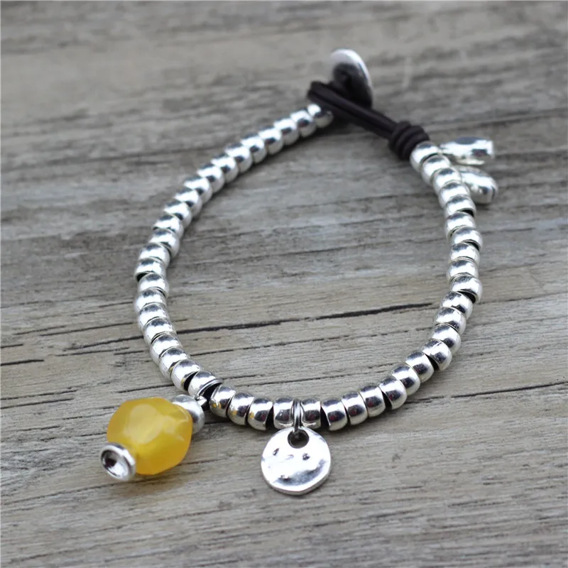 Anslow трендовый браслет винтажная бижутерия для студентов бусы ручной работы из