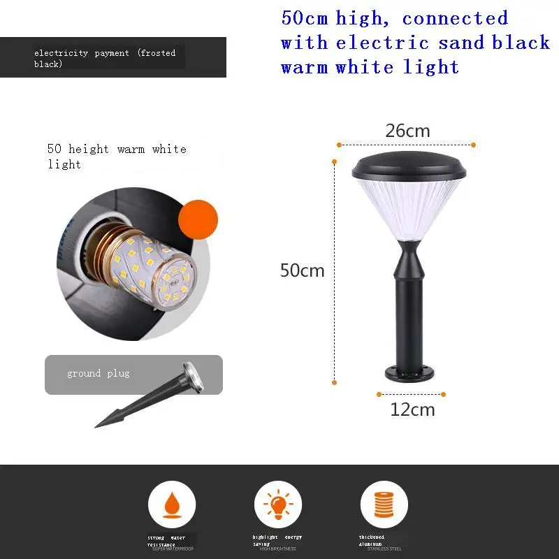 

Lamp Luz Gartenbeleuchtung Tuin Verlichting Luce De Jardin Tuinlamp Bahce Aydinlatma Tuinverlichting LED Outdoor Garden Light