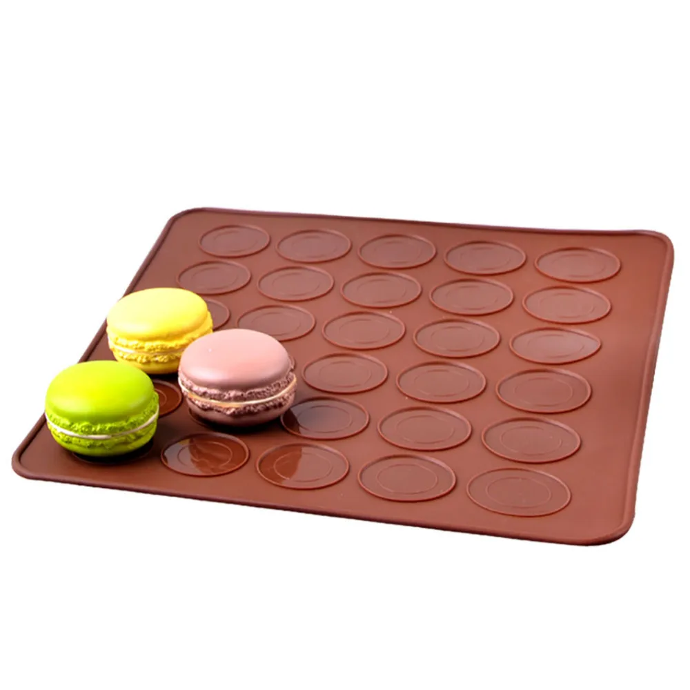 DIY мгновенной проявки Macaroon формы силиконовой резины выпечки блюдо формочка для шоколада печь жаропрочная посуда, Кулинария коврики Кухня Инструменты для тортов