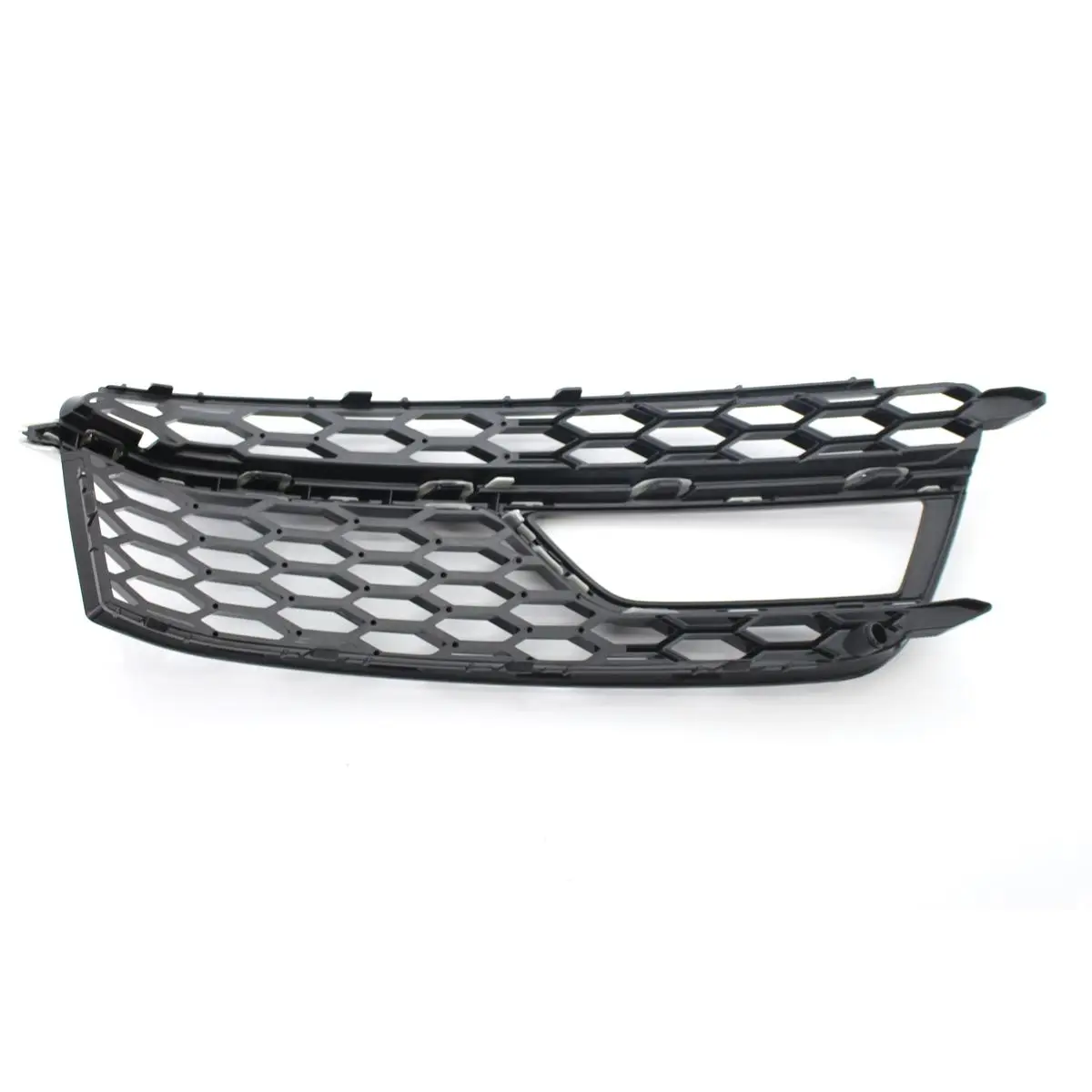 

2PCS Car Honeycomb Mesh Bumper Fog Light Cover Honeycomb Grill Grille Cover For Audi S5 A5 S-Lines Bumper 2013-2016 8T0807681M