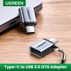 Адаптер Ugreen usb-cUSB 3,0, Thunderbolt 3, кабель-преобразователь для Macbook pro, Air, Samsung S10, S9, USB OTG