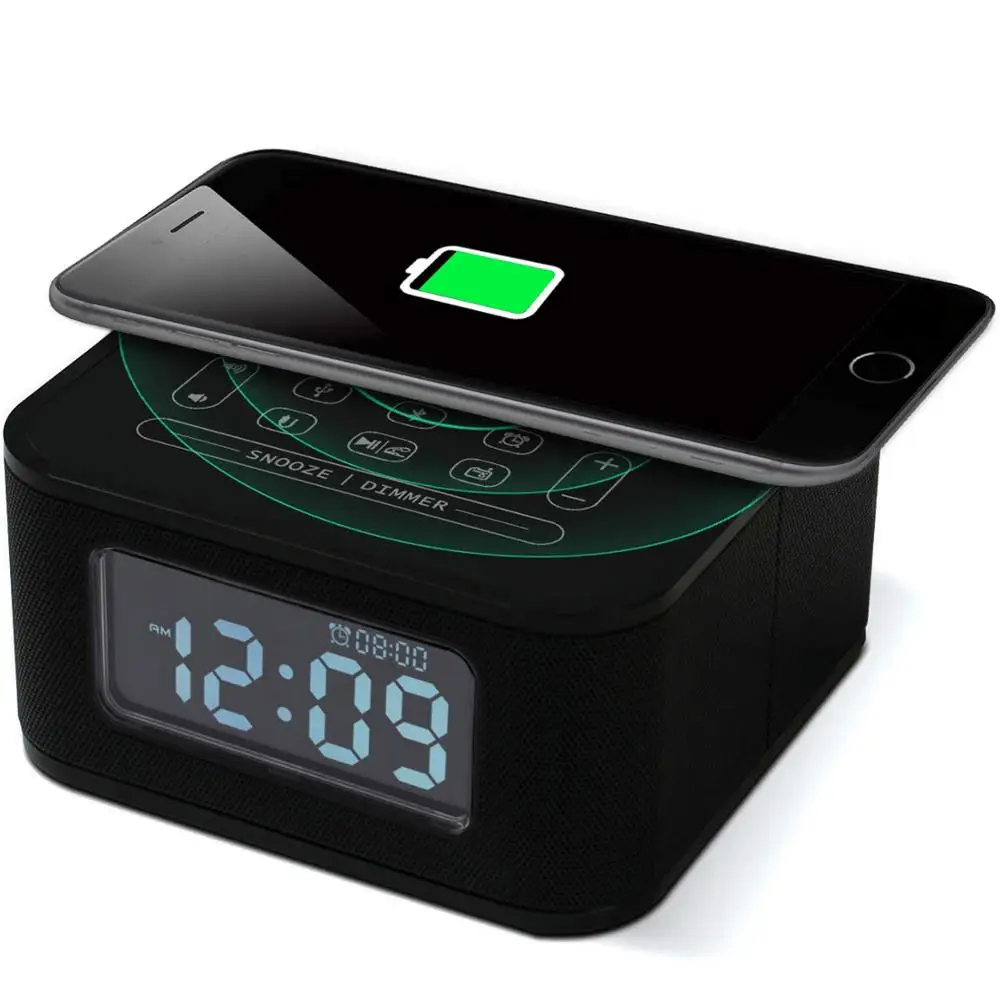 Колонки Homtime FM-радио портативная Bluetooth-колонка с USB Беспроводная зарядка