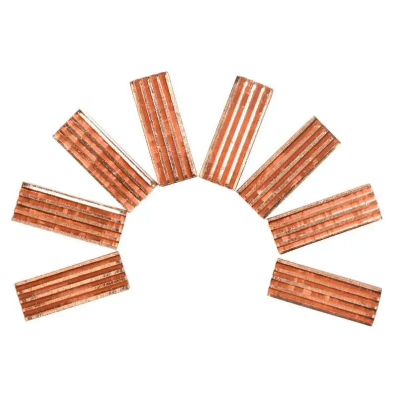 8X клейкая наклейка медный радиатор ноутбук RAM материнская плата чип кулер Чистая