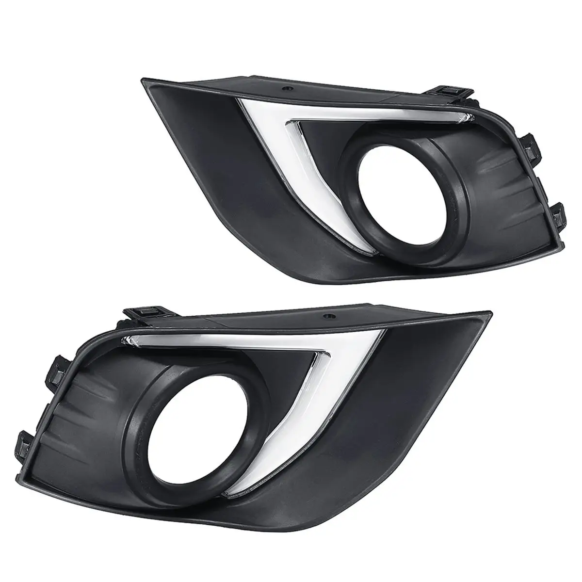 Светодиодные дневные ходовые огни DRL сигнальная лампа поворота двухцветная пара