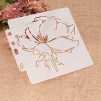1413cm white flower diy layering stencils wall painting scrapbook coloring embossing album decorative card template