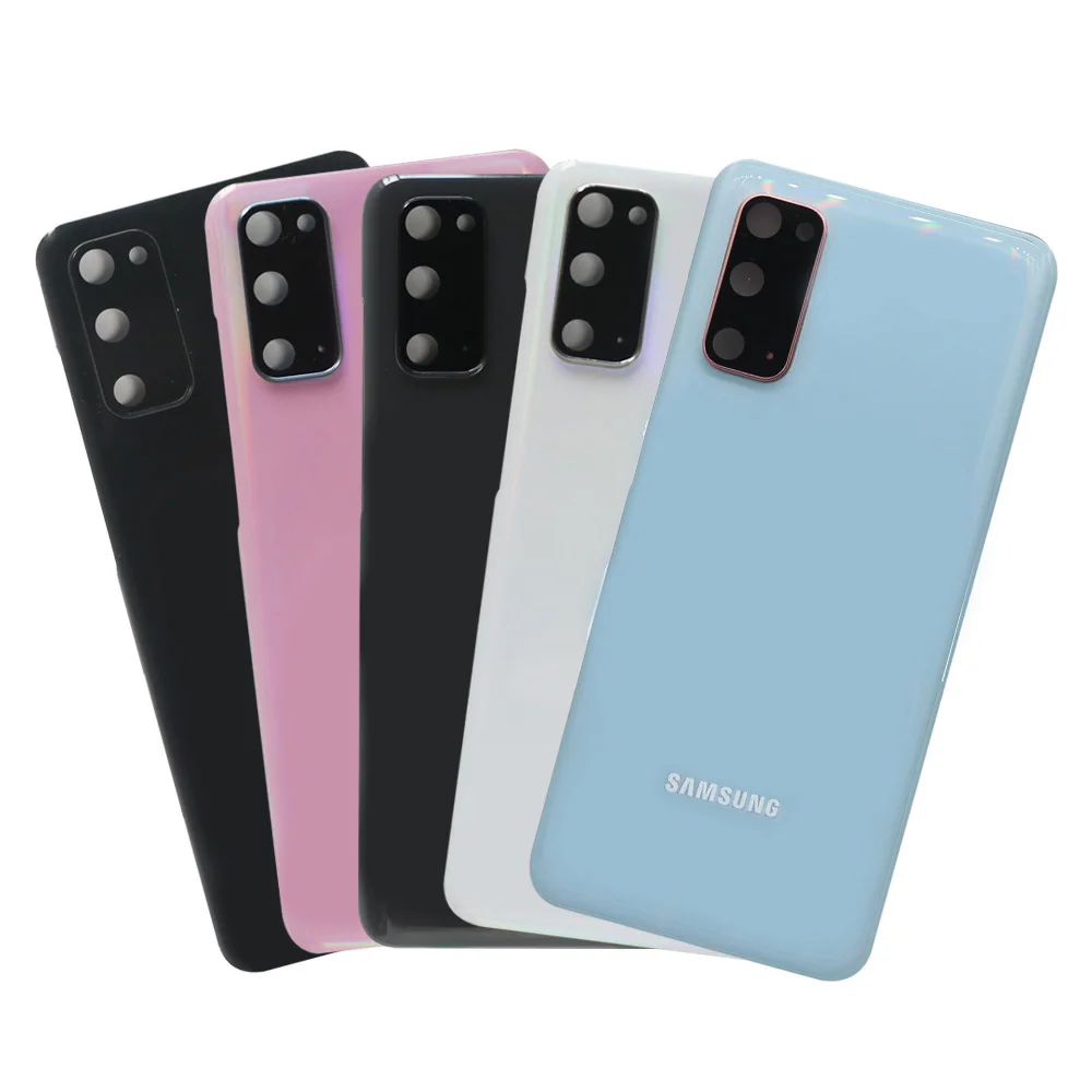 Для Samsung Galaxy S20/S20 +/S20 ультра/S20 плюс Задняя крышка батареи дверь задняя стекло
