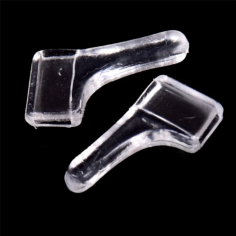 100 пар силиконовых Противоскользящих очков ушные крючки держатель для дужек