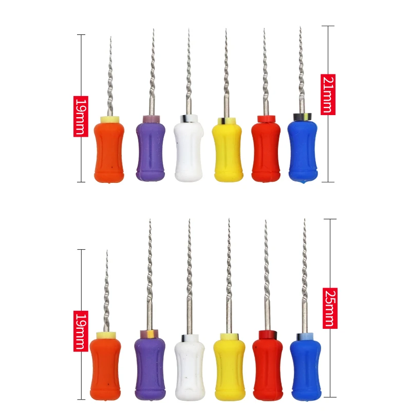 Стоматологические Инструменты 6 шт./коркор. ручные вращающиеся напильники