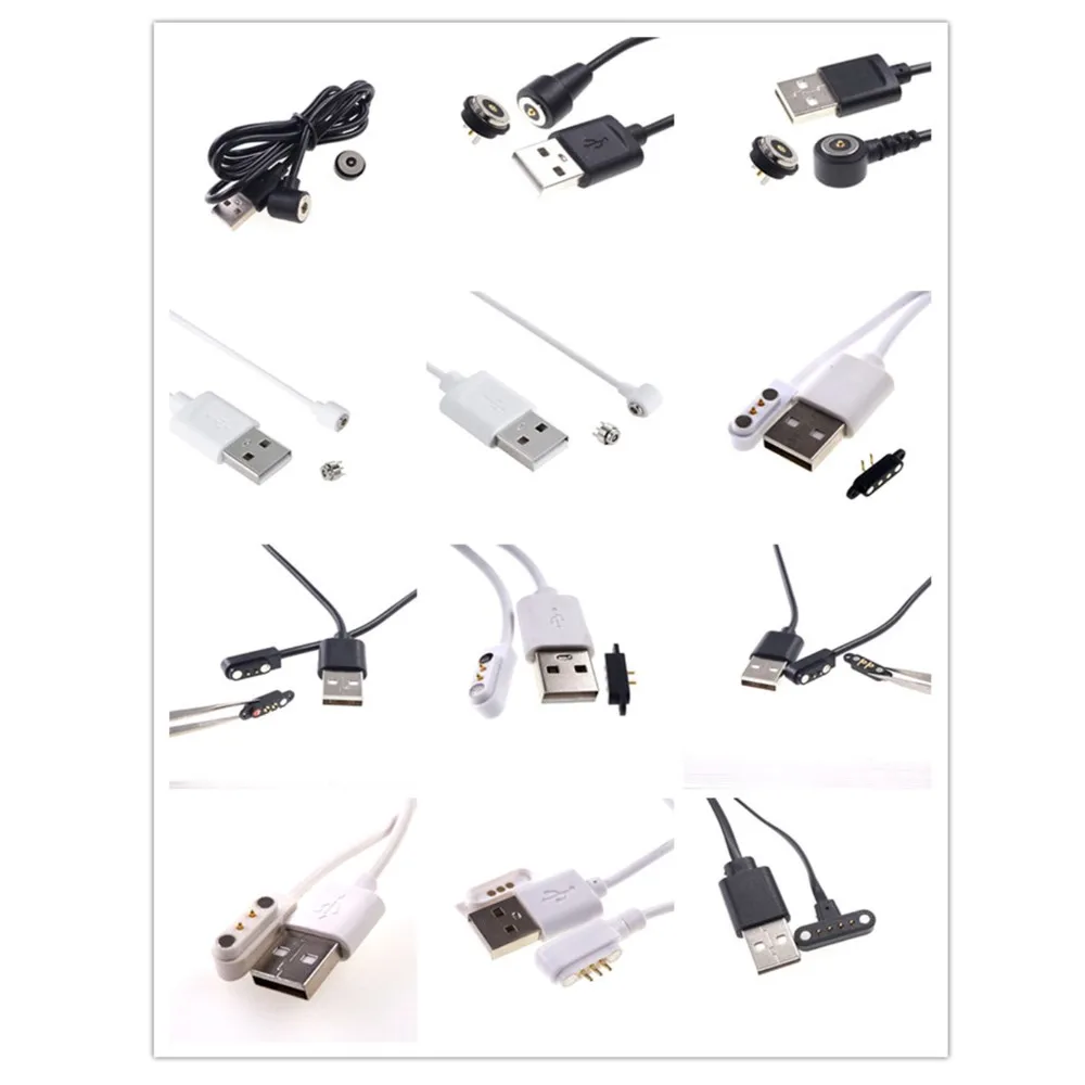 1 компл. Магнитный разъем 2 3 4 5 6-контактный USB-кабель для зарядки и передачи данных