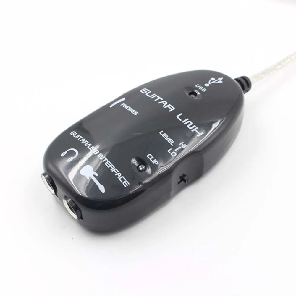 Кабель для электрогитары аудио USB-адаптер интерфейса ПК/MAC аксессуары записи