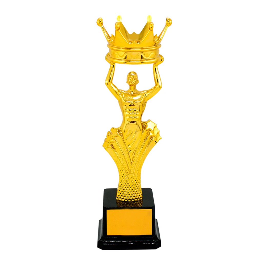 

1pc Sport Trophy Durable Decorative Practical Plastic Championship Cup for Sport
