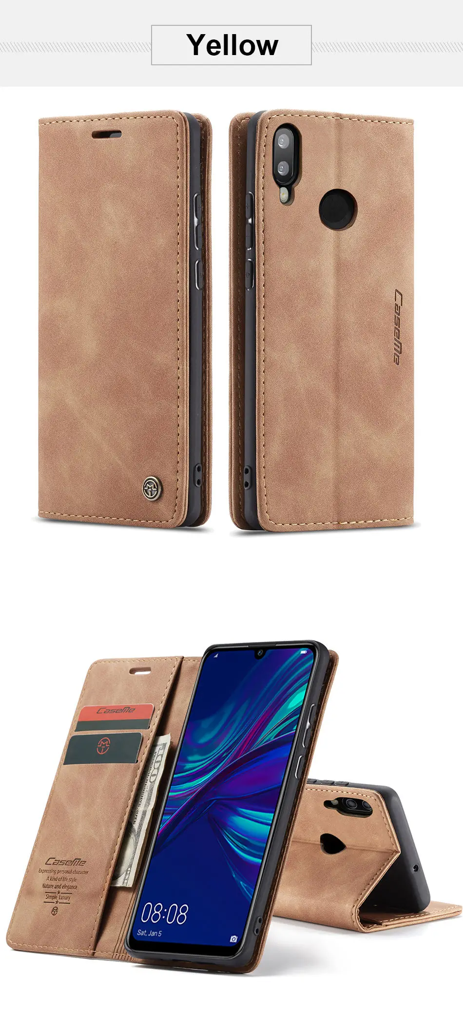 Роскошный чехол-книжка из матовой кожи для huawei Honor 10 Lite, чехол-книжка для телефона huawei P smart, чехол для Honor 10 Lite