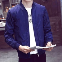 mens jacket spring autumn windbreaker coats mens casual solid thin jacket male brand outerwear clothing 4xl