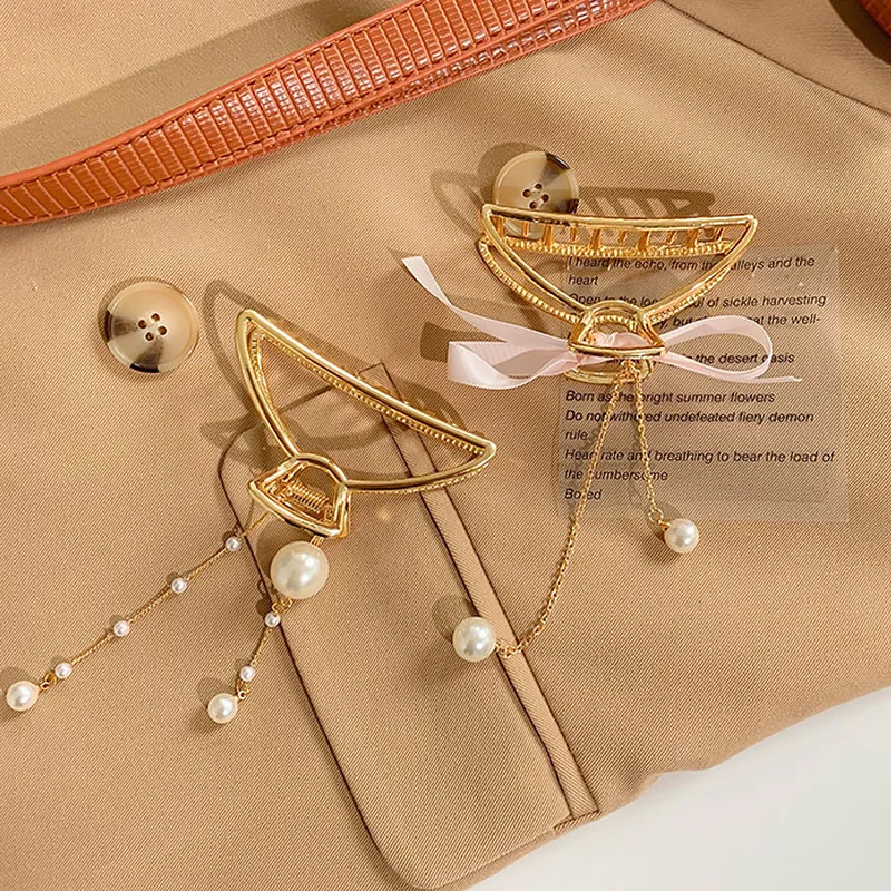 Новинка 2021 темпераментная Бабочка с кисточкой металлическая заколка для волос в