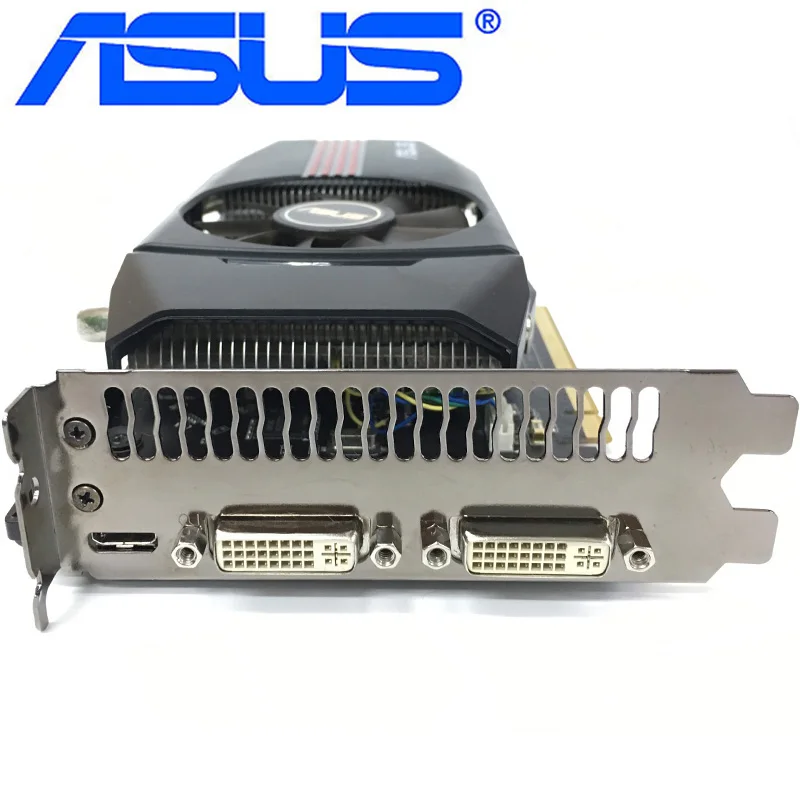 Видеокарта ASUS GTX 560 1 Гб 750 бит GDDR5 графические карты для nVIDIA Geforce GTX560 б/у VGA мощнее