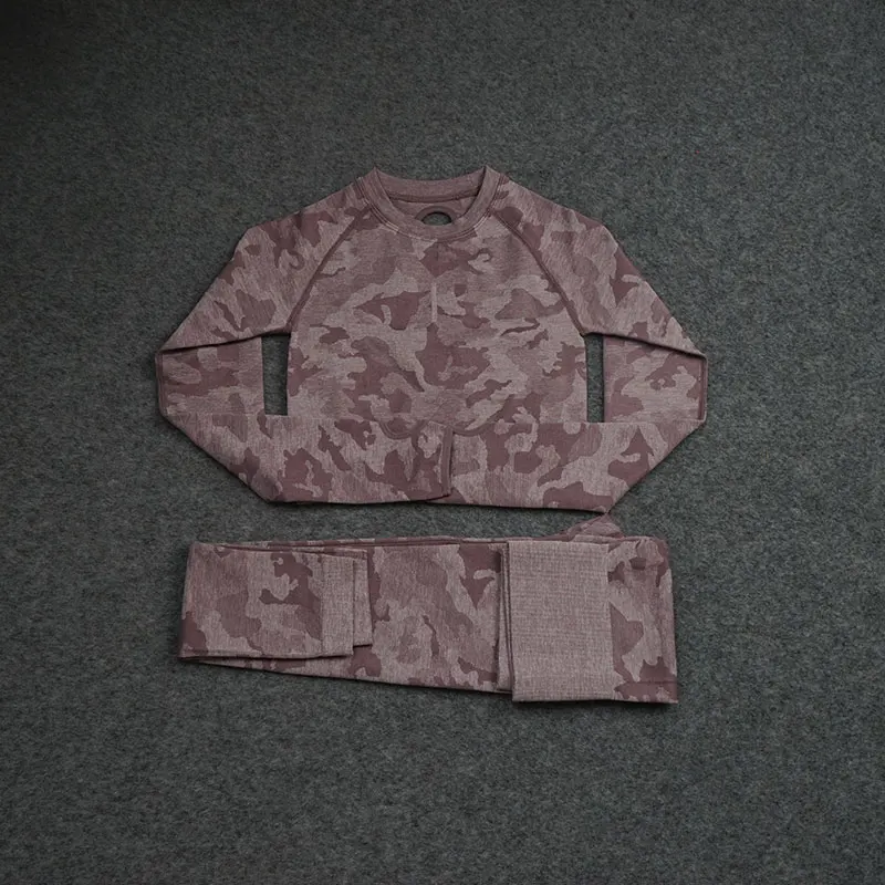 

Seamless Gym Set Workout Clothes For Women 2 Pieces Yoga Set Fitness Clothing Woman Sportswear Plus Size Leggings Sports Suit