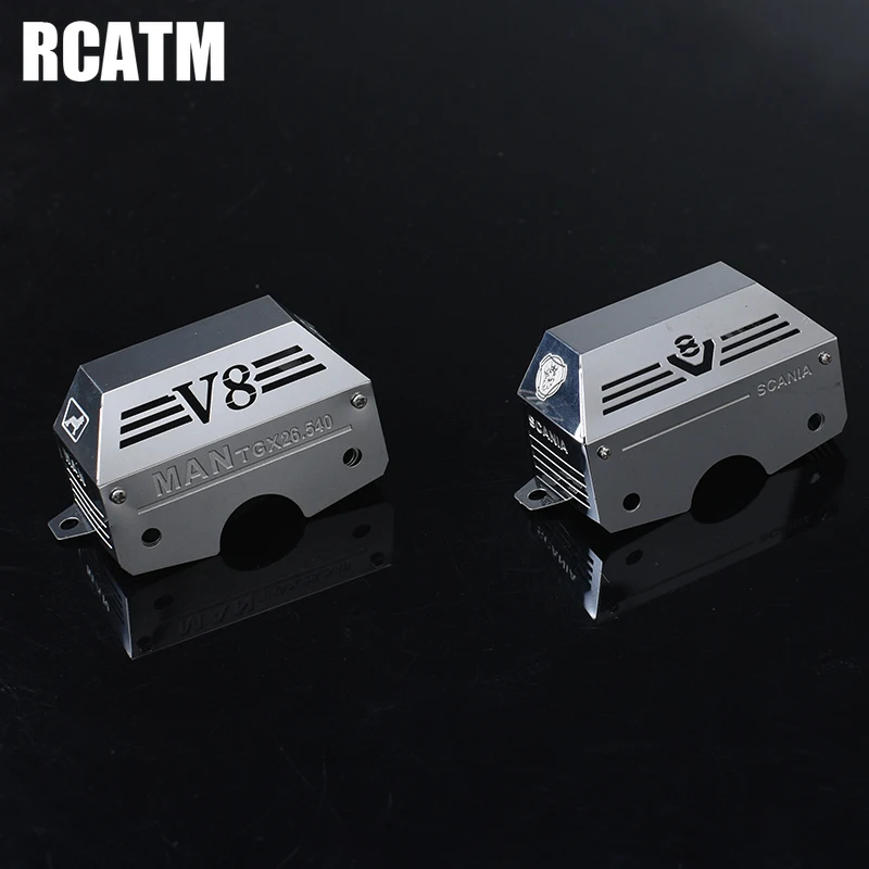 Металлическая крышка коробки передач капот для Tamiya Benz Actros 56348 3363 1851 Scania 620 56323 Man 56325