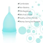 1 шт. медицинская силиконовая Женская менструальная чашка многоразовая женственная чашка для гигиены Экологичная Copa менструальная пять цветов