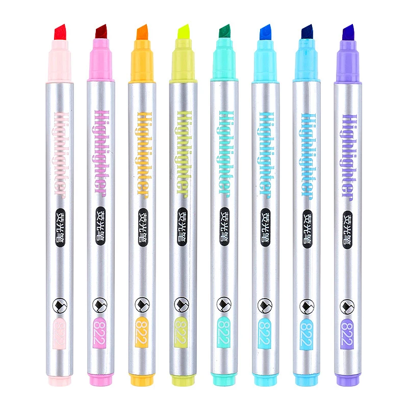 

Highlighters Set of 48,Colored Markers and Beautiful Combination Set Liquid Ink Fast Drying Not Easy To Fade Pastel Highlighter