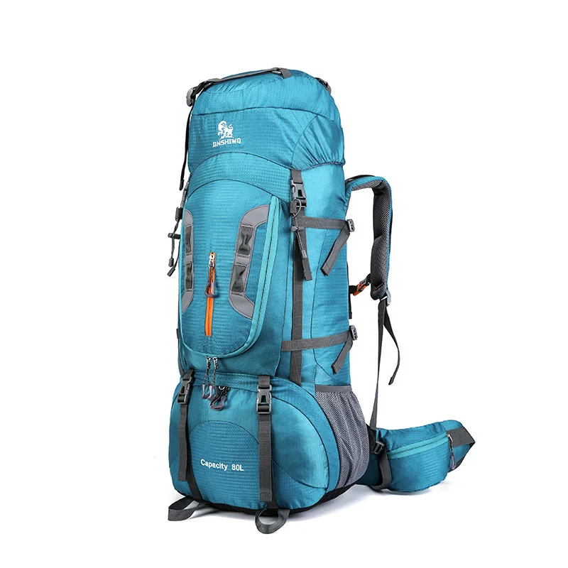 80L/60L походные рюкзаки для кемпинга, большая уличная сумка, рюкзак из нейлона, сверхлегкая Спортивная дорожная сумка из алюминиевого сплава, поддержка 1,65 кг