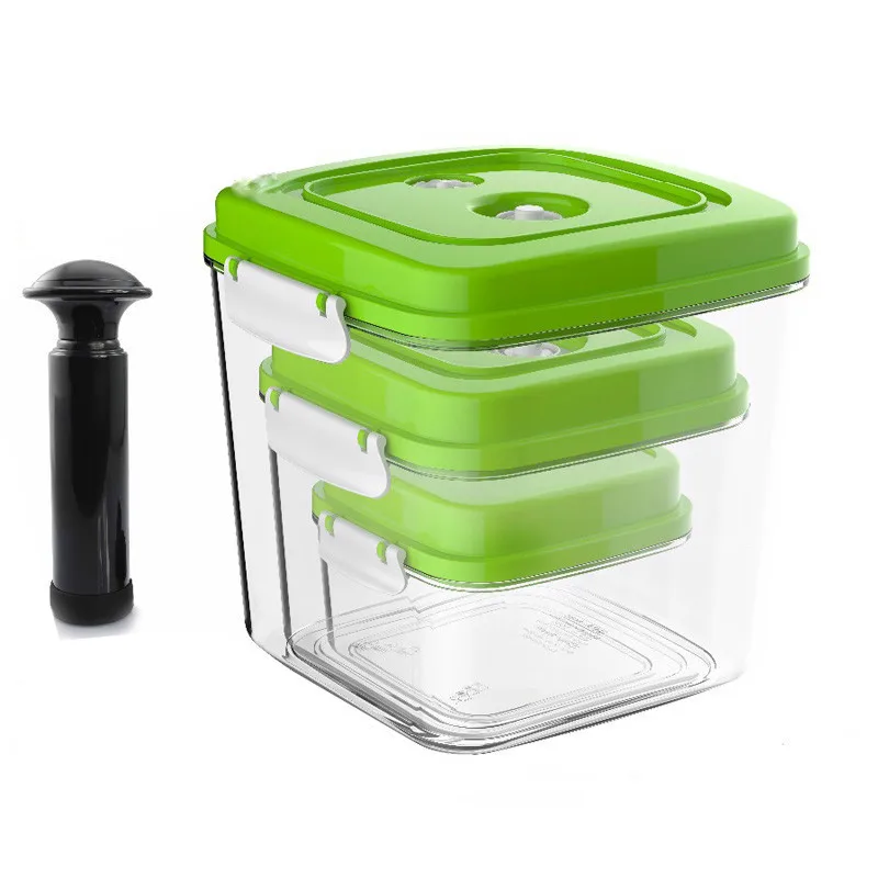 

Vacuum Food Sealers Vacuum Container Large Capacity Food Saver Storage Square Plastic Containers With Pump machine vacuum