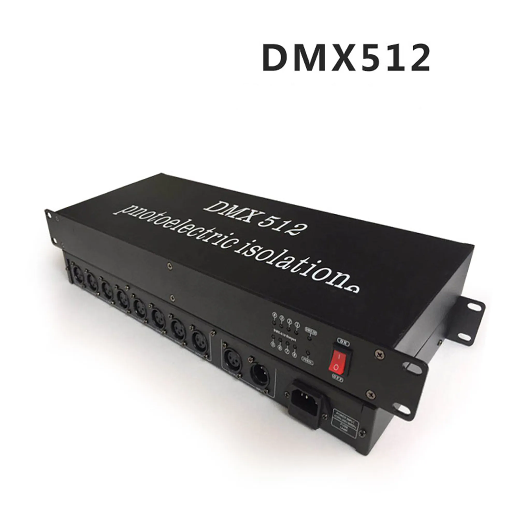 Лучшее качество 8CH DMX сплиттер DMX512 сценический светильник разделитель усилителя