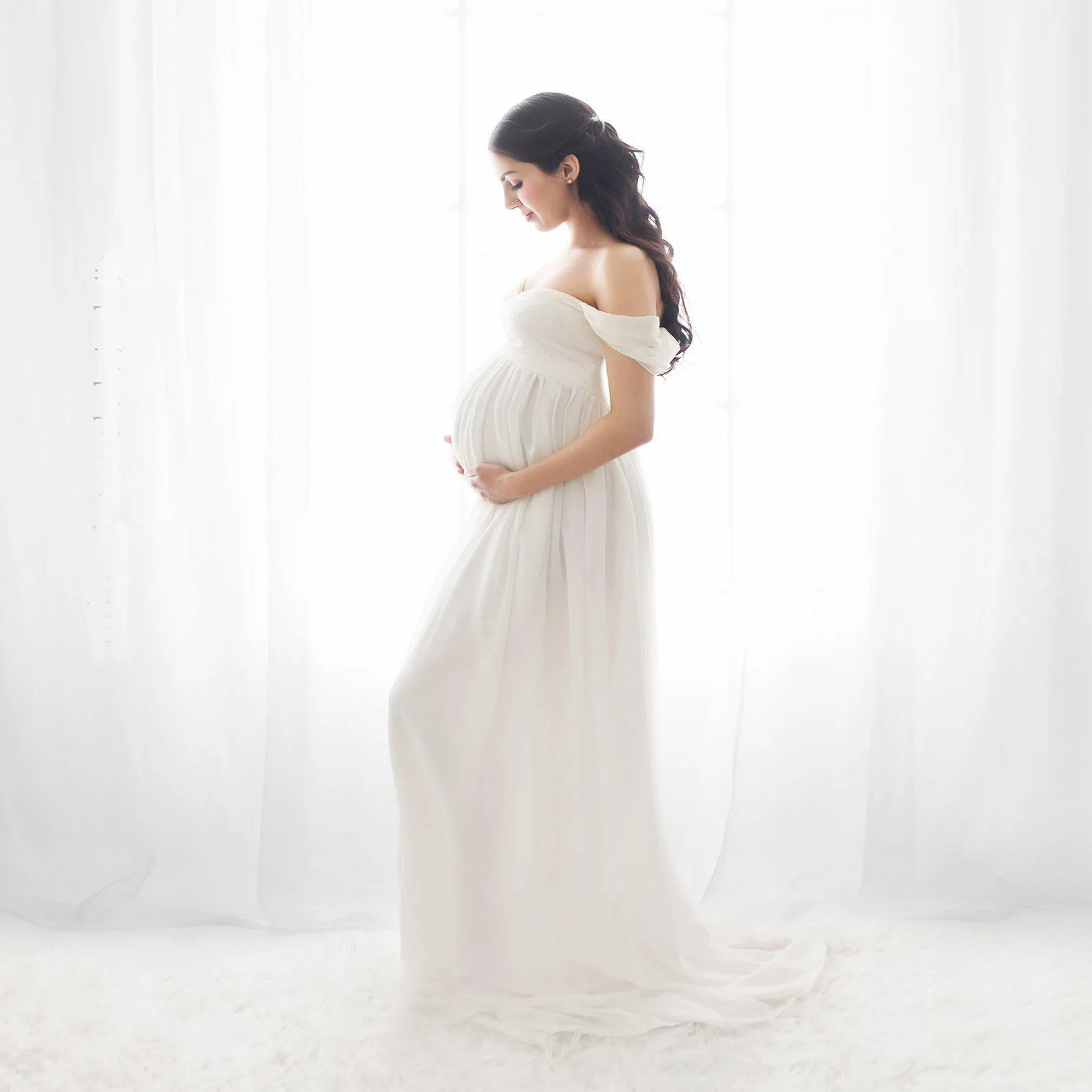 Платье для беременных платье для беременных Длинные платья для беременных Одежда для беременных Длинные платья для беременных