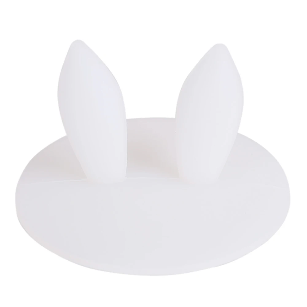 Cute Rabbit Ear Cups Lids Silicone Mold Dustproof Reuseable Cup Cover Clay Mould DIY Coffee Making Gifts |