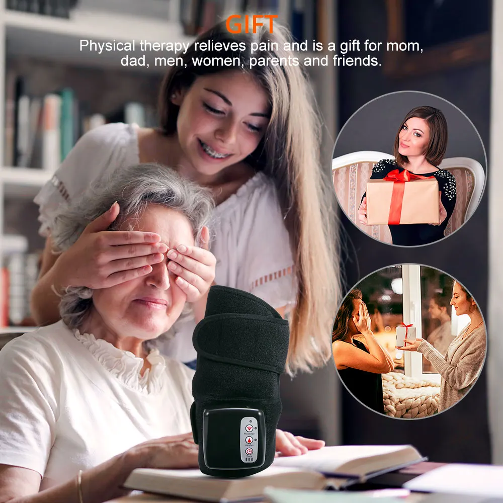 Жар коленный сустав Массажер для колена Электрический нагревательный