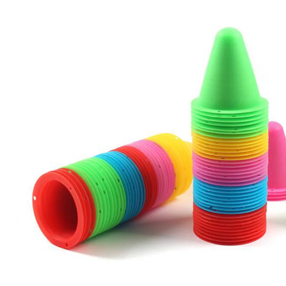 50 шт./лот маркер для катания на коньках конусный дорожный блок спортивных