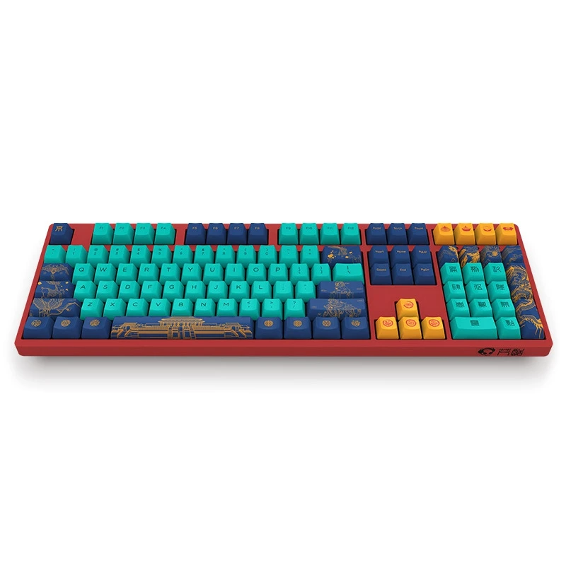 Akko Пекин 3108 V2 108 ключ PBT Keycap тип c Проводная Механическая игровая