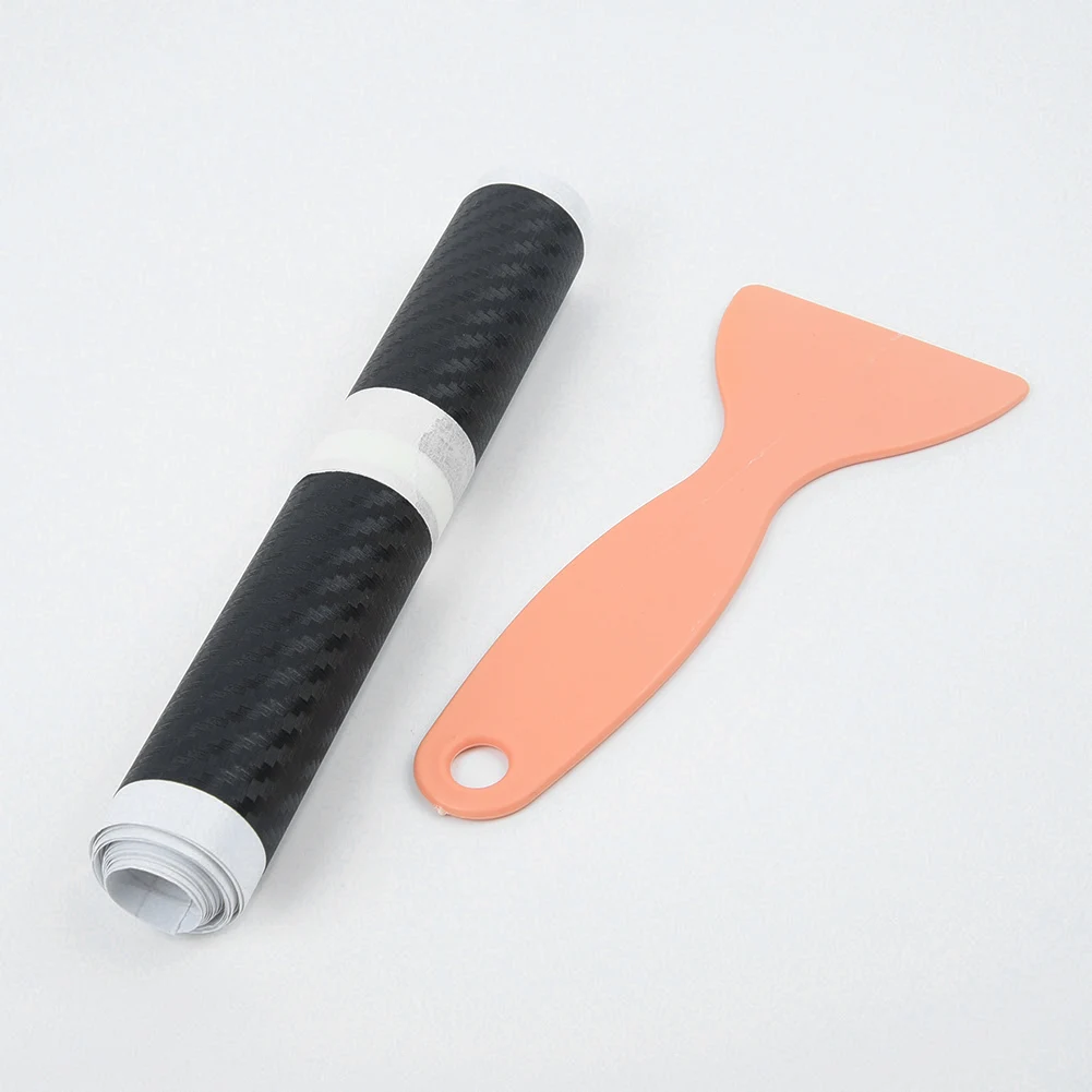 3D углеродное волокно потертости пластины автомобиля порога панели протекторы