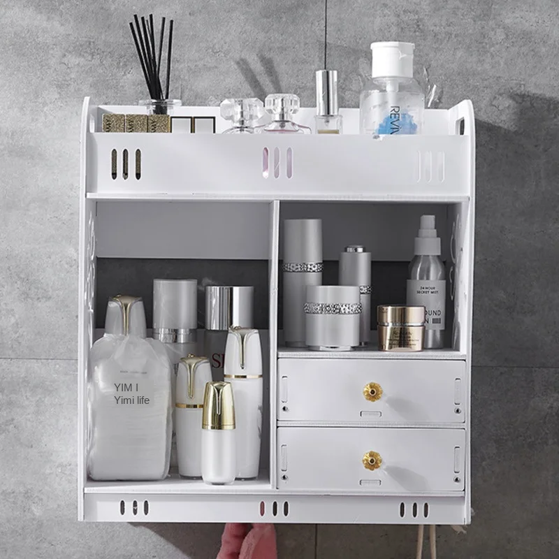 Полка для ванной и туалета большая настенная полка хранения в комнате без