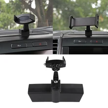 Phone Holder Stand GPS Mount Bracket for Ford F150 F-150 2015 2016 2017 2018 2019 2020 2021 Car Interior Accessory ABS Black